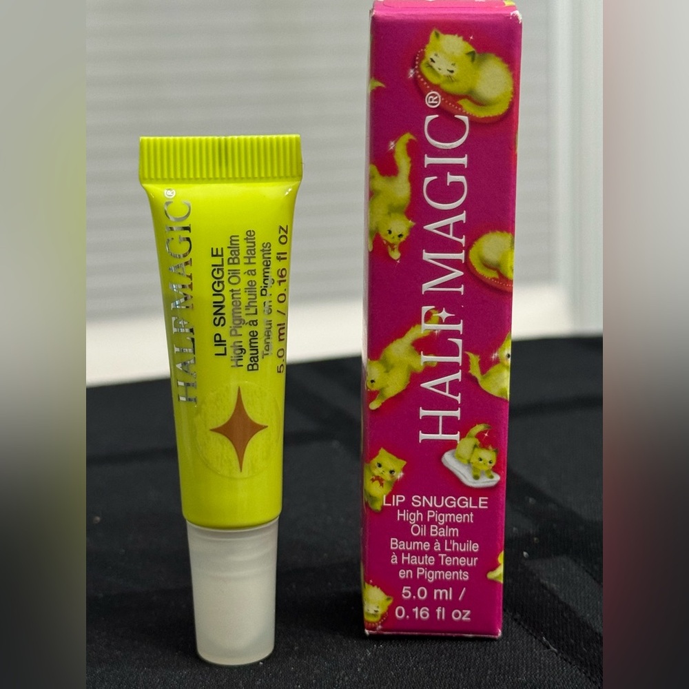 HALF MAGIC Lip Snuggle High Pigment Oil Balm in Say Purr